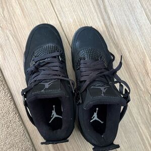 Jordan Men's Black and Gray Sneakers